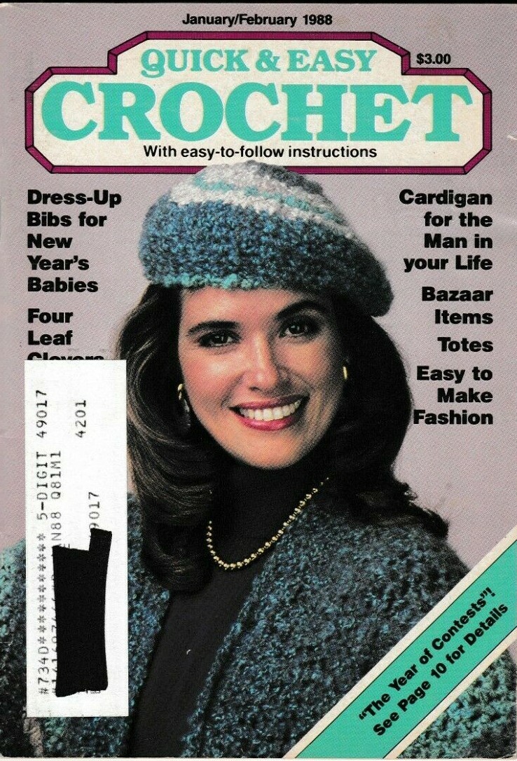 Quick & Easy Crochet Magazine | January-February 1988 Volume III Issue 1