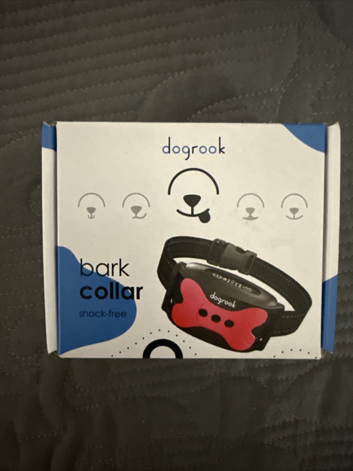 DogRook Anti Barking Bark Collar for Dogs 8-110lb No Shock Rechargeable Pink NEW