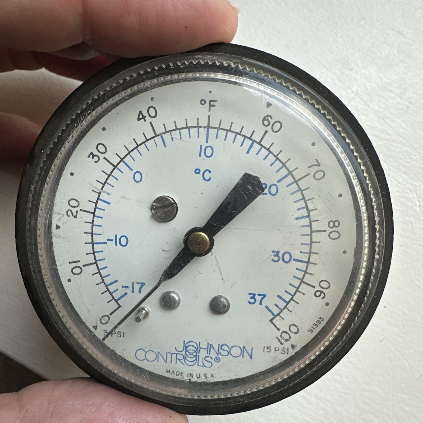 Johnson Controls T5502-1002 Pneumatic Temperature Indicator #032E19