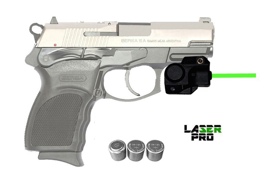 Green Laser fits Bersa TPR9 TPR9C Thunder Pro UC Pro BP9CC BP40CC BP380CC rails