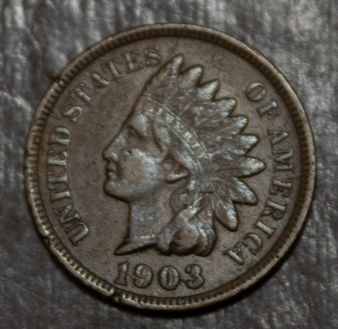 1903 Indian Cent With Liberty   Lot Y3210