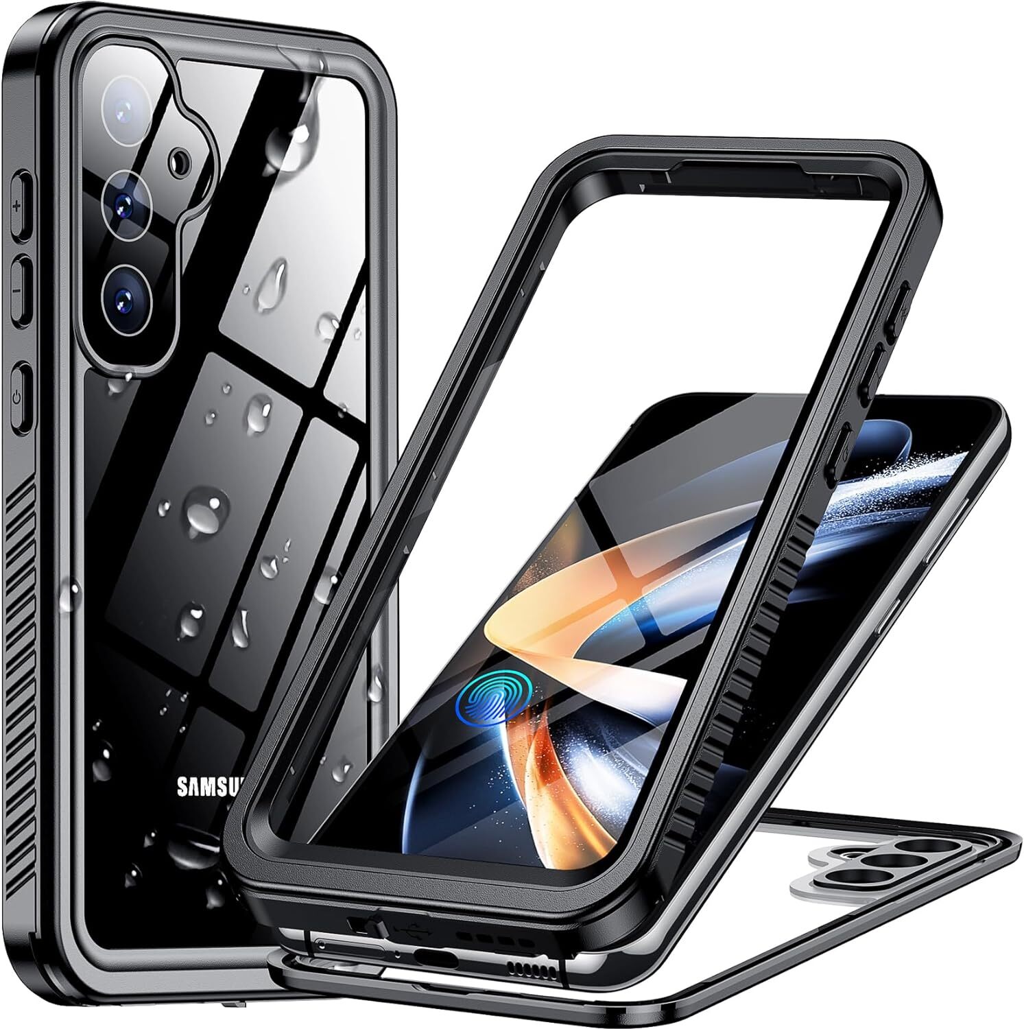 For Samsung Galaxy S23 FE/S23 Ultra Case Waterproof Shockproof Heavy Duty Cover