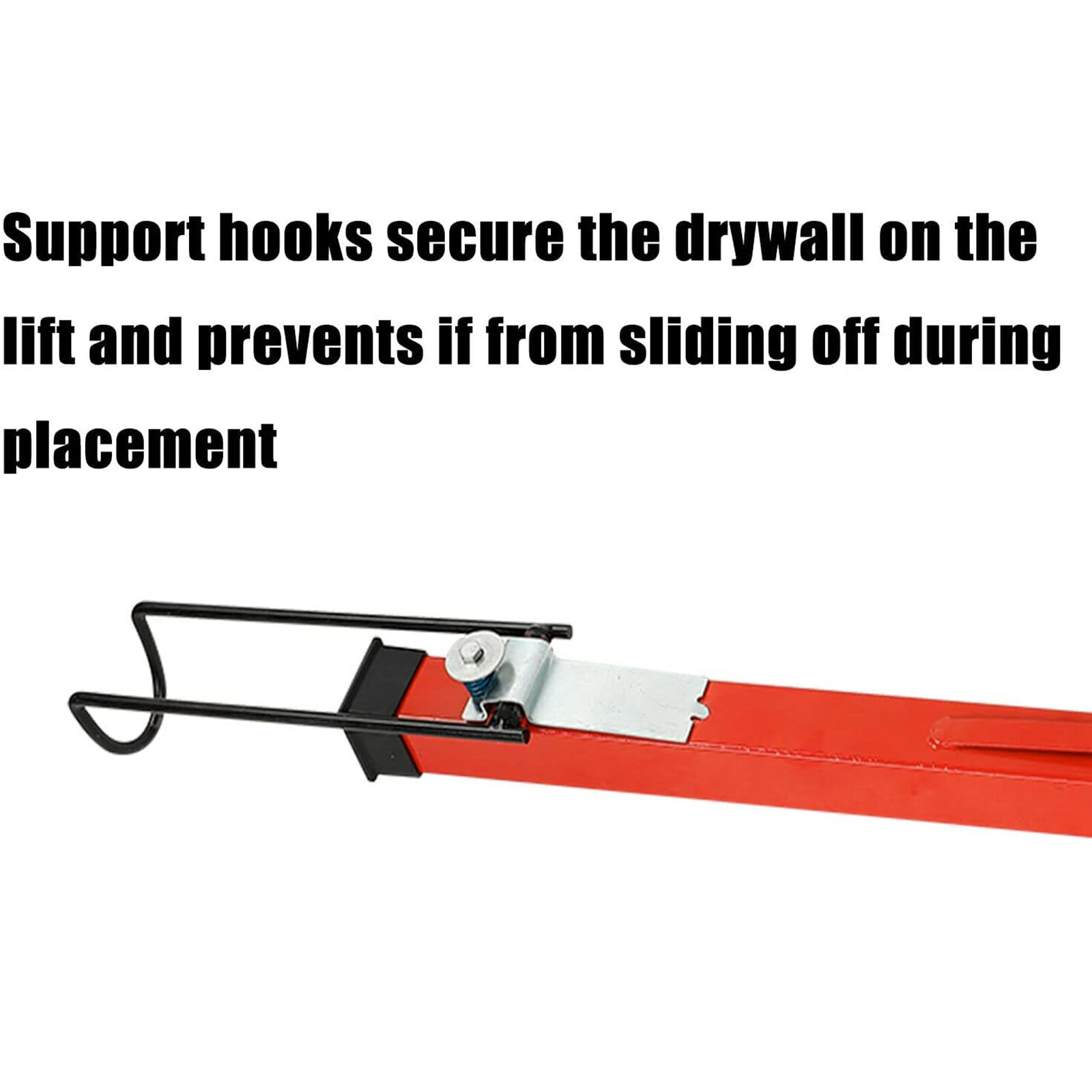 11FT Drywall Lifter Panel Hoist Dry Wall Rolling Caster Lifter Construction Tool
