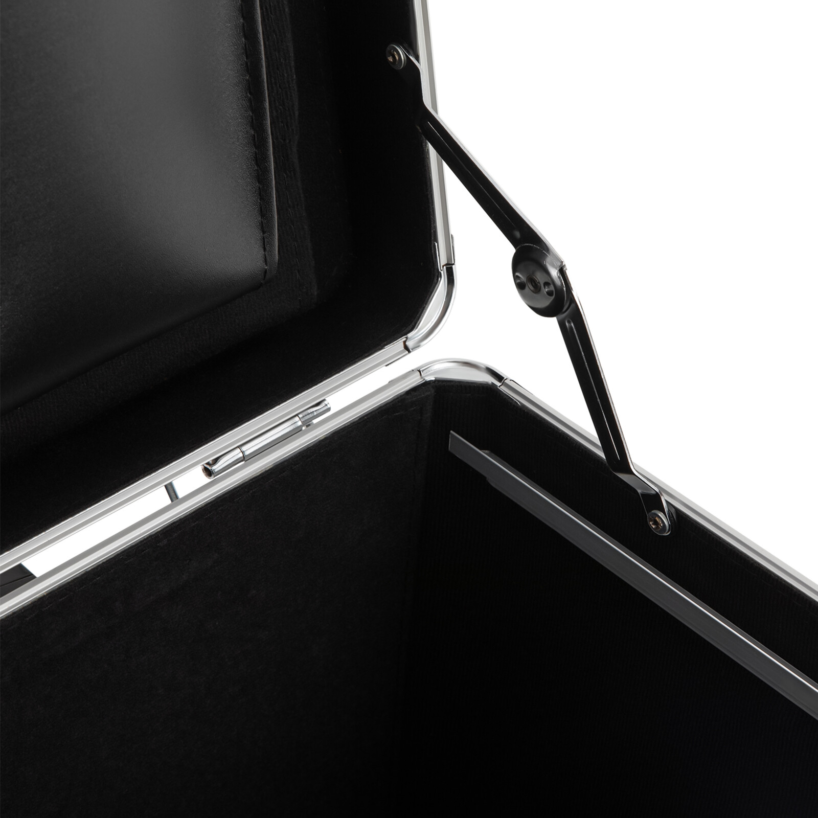 Freestanding File Organizer Box Rectangular Storage Box Silver 48.8*38*41cm