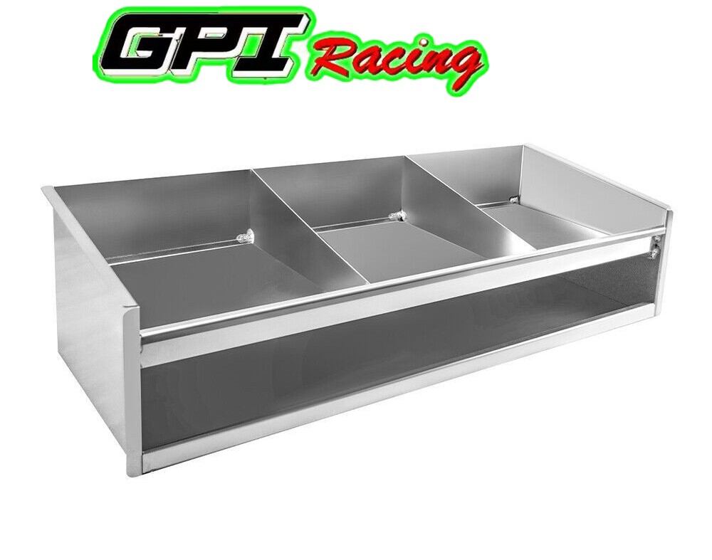New Helmet Bay Storage Holder Rack Aluminum Trailer Organizer