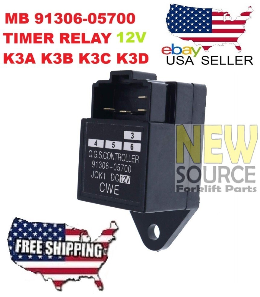 91306-05700 MM431762 MITSUBISHI  TIMER RELAY GLOW PLUG  12 VOLTS  RE059
