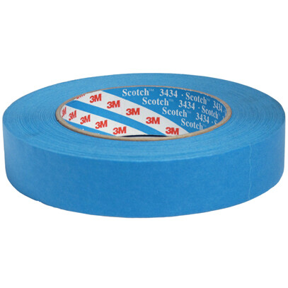 3M Scotch Protection Tape 25mm x 50M Blue Detailing and Car Painting Masking