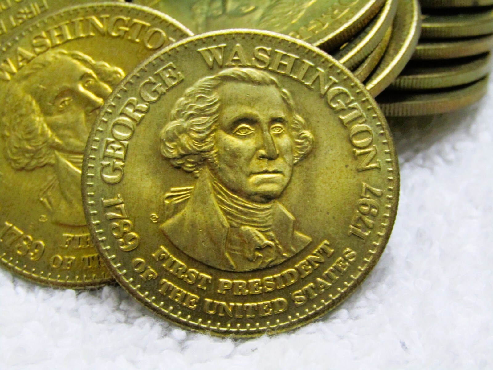 George Washington 1st President of The United States of America Token 32mm 10.1g