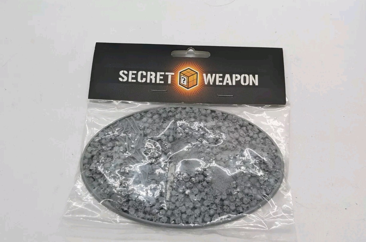 Secret Weapon 90x150mm Beveled Base - Bone Fields