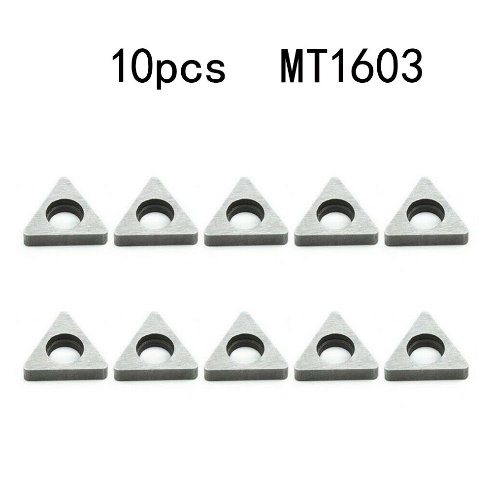 Triangular wedge accessory for MT1603MT2204 turning tools Silver 10pcs