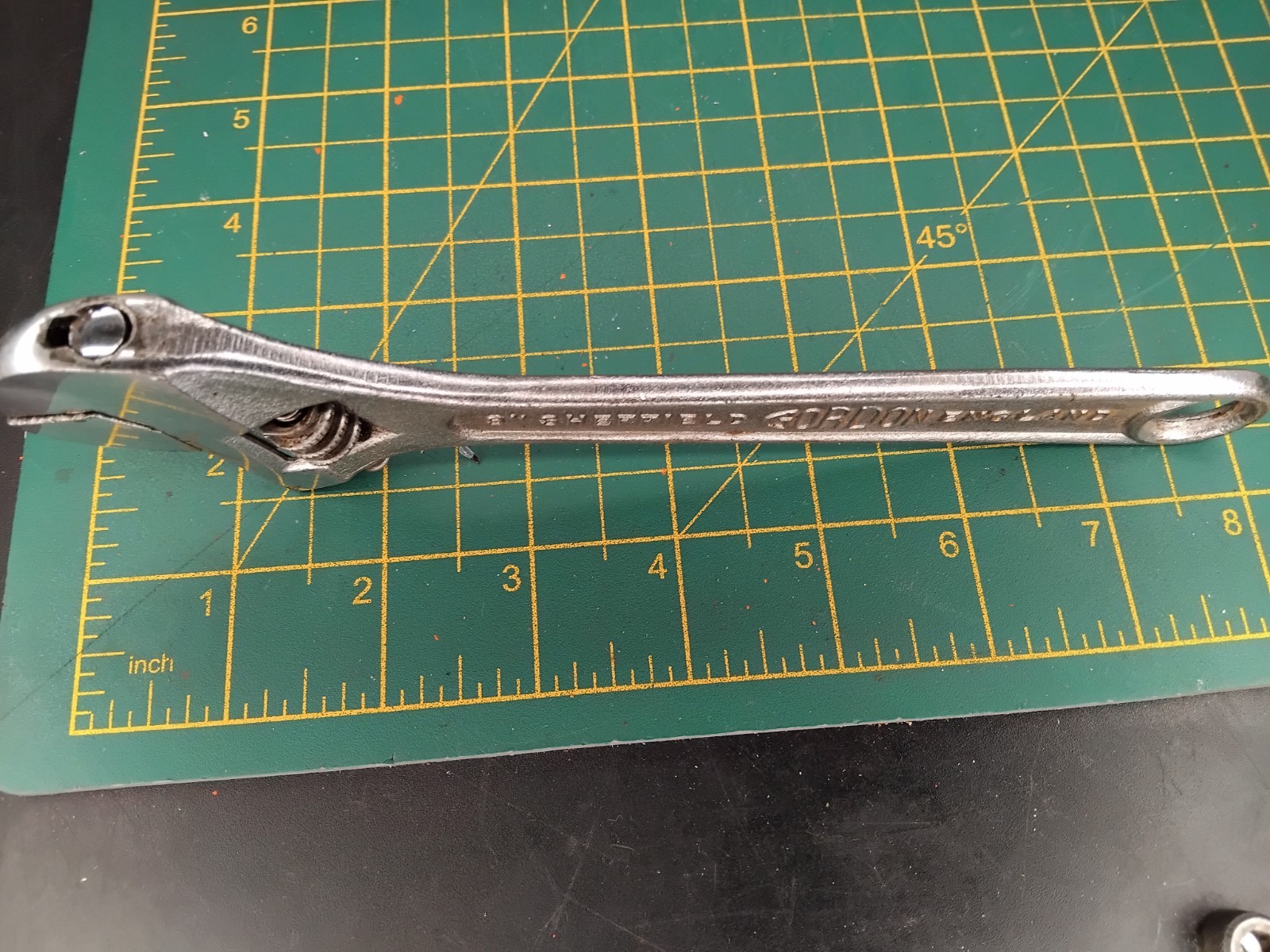 Vintage Chrome Gordon 8" Adjustable Spanner LT21763-LL