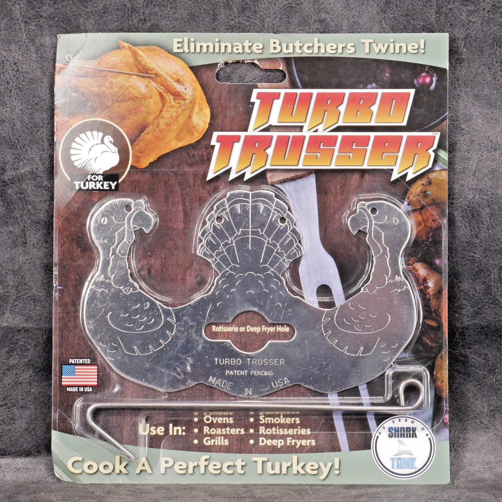 NEW Turbo Trusser  Stainless Steel Chicken and Turkey Trusser Made in USA