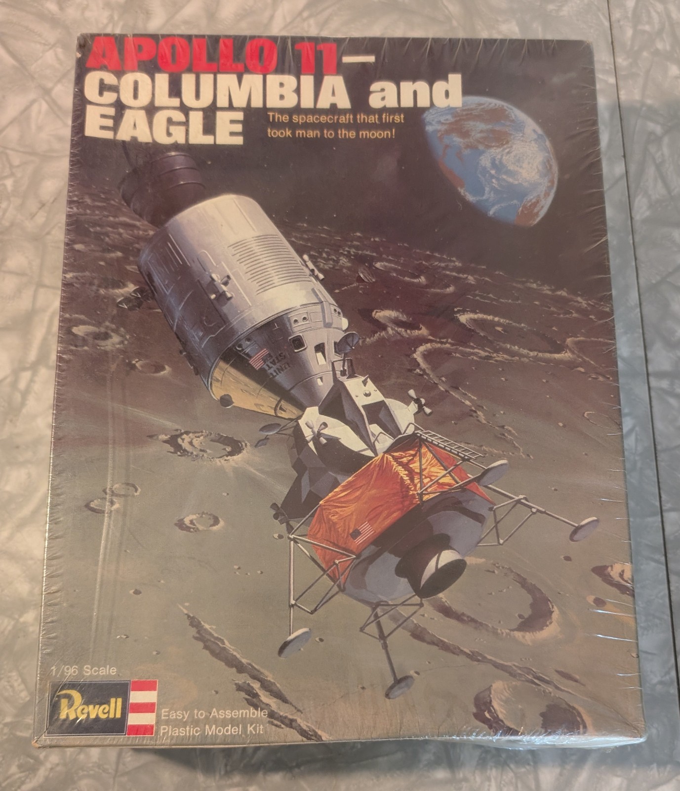Factory-Sealed Revell 1969 Apollo 11 - Columbia and Eagle - 1/96 Scale Model