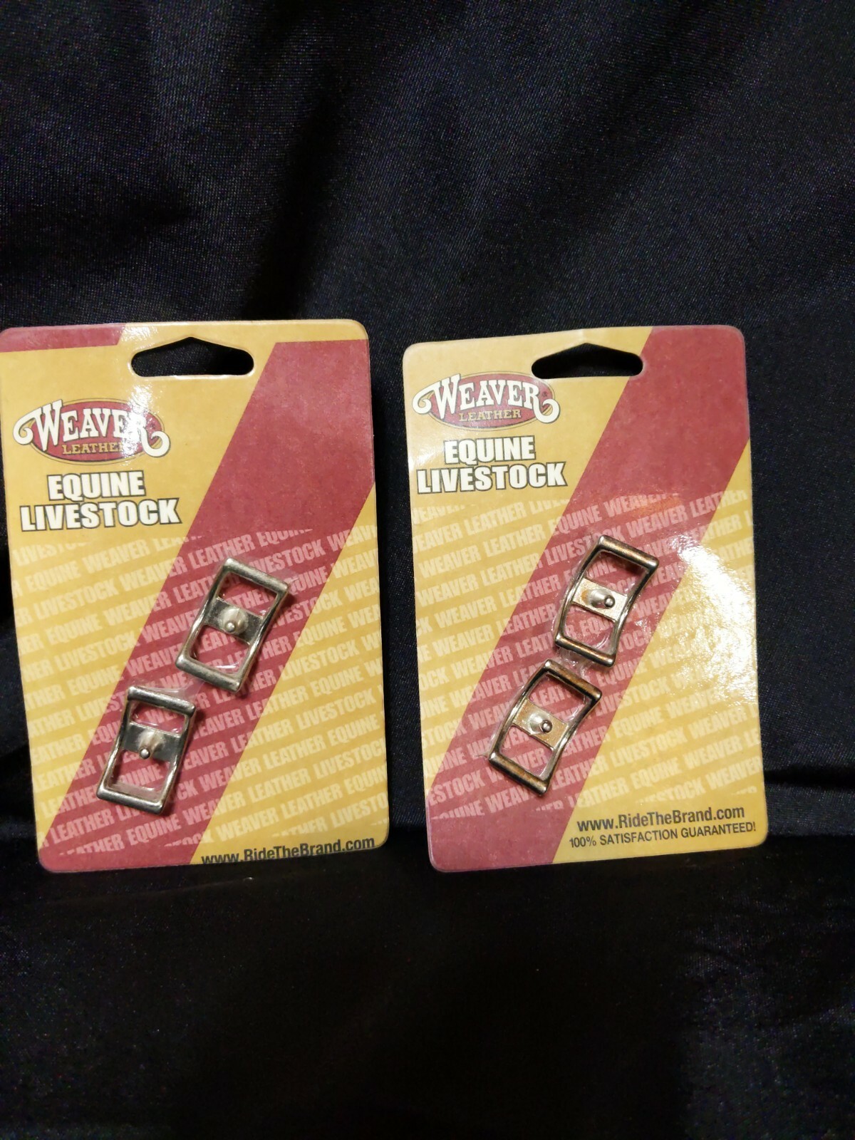 Weaver Leather Conway Buckle 1/2” Nickel Plated Conway Buckle 2 Packs Of 2