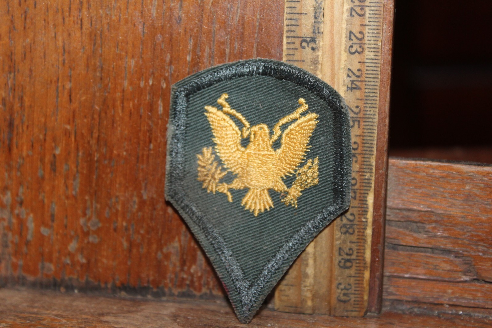 Original WWII US Army Embroidered Patch Specialist E4 Rank Insignia