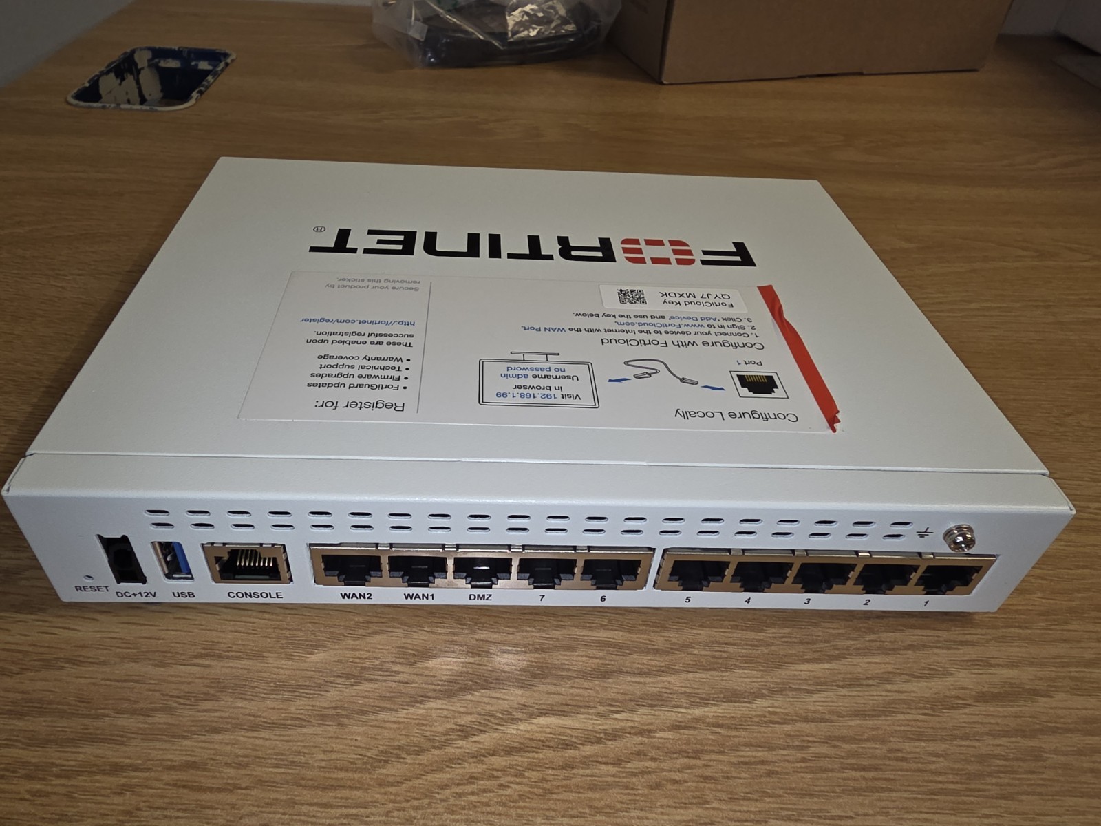 Fortinet FortiGate 60E Firewall Network Security Appliance