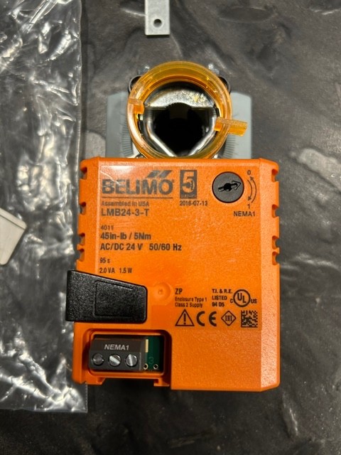 Belimo LMB24-3-T HVAC Damper Actuator 24V Non-Spring Return On/Off Floating
