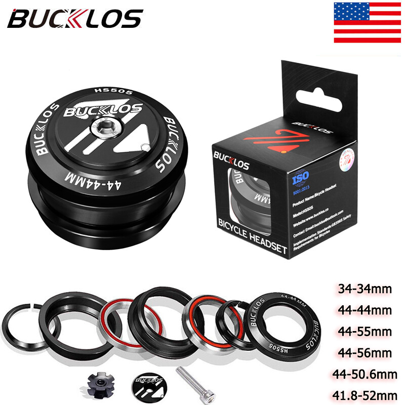 34/44/41.8-52/44-50.6mm Bicycle Sealed Bearing Headset MTB Bike 1-1/8" Tube Fork
