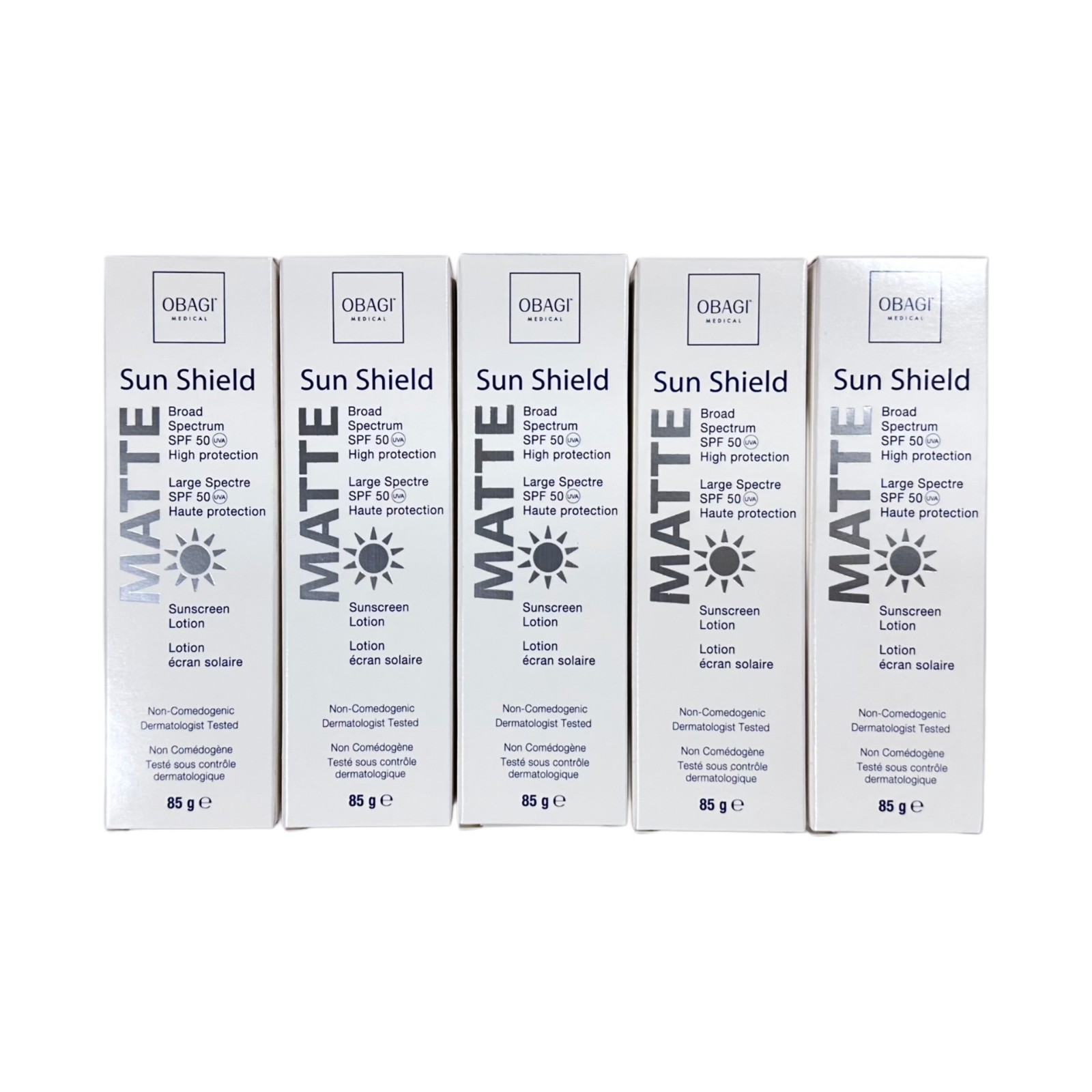 Obagi Sunshield Matte SPF50 3 oz Brand New Sealed EU Version 5 PACK - AUTHENTIC