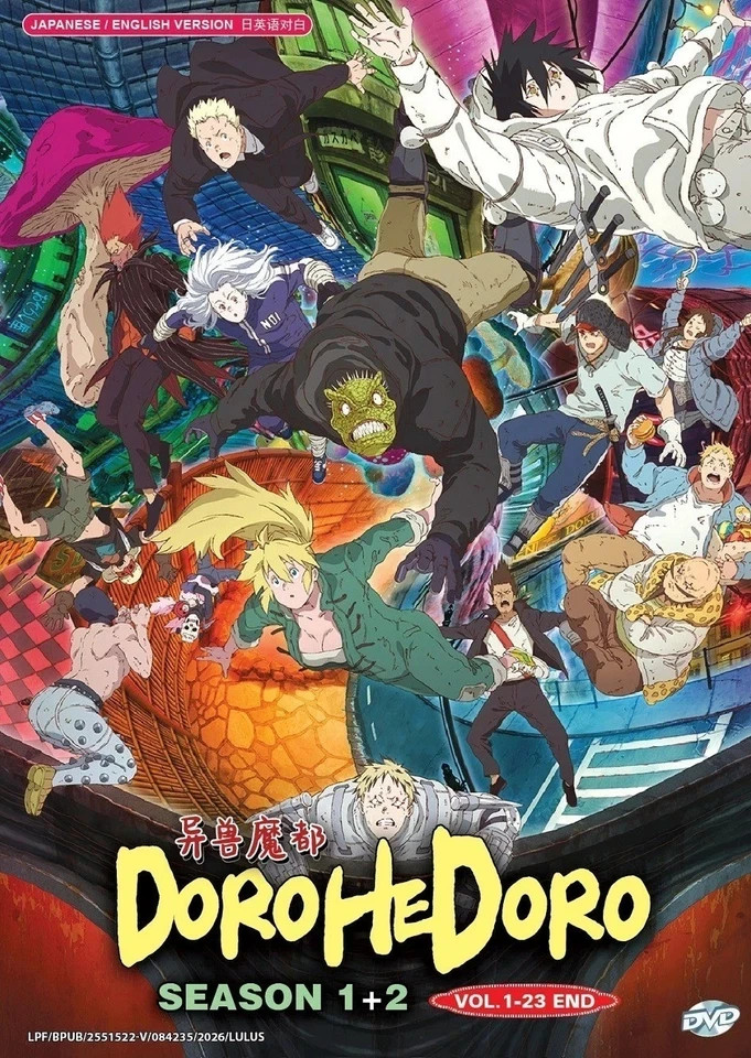 Dorohedoro TV Series Season 1+2 DVD (English Dub) (Anime)