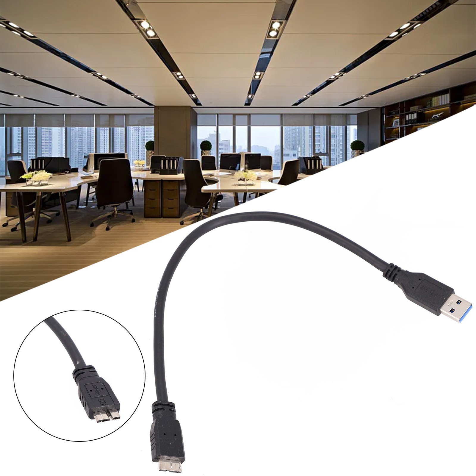 Efficient Transfer Cable For SEAGATE BACKUP PLUS SLIM External Hard Drive