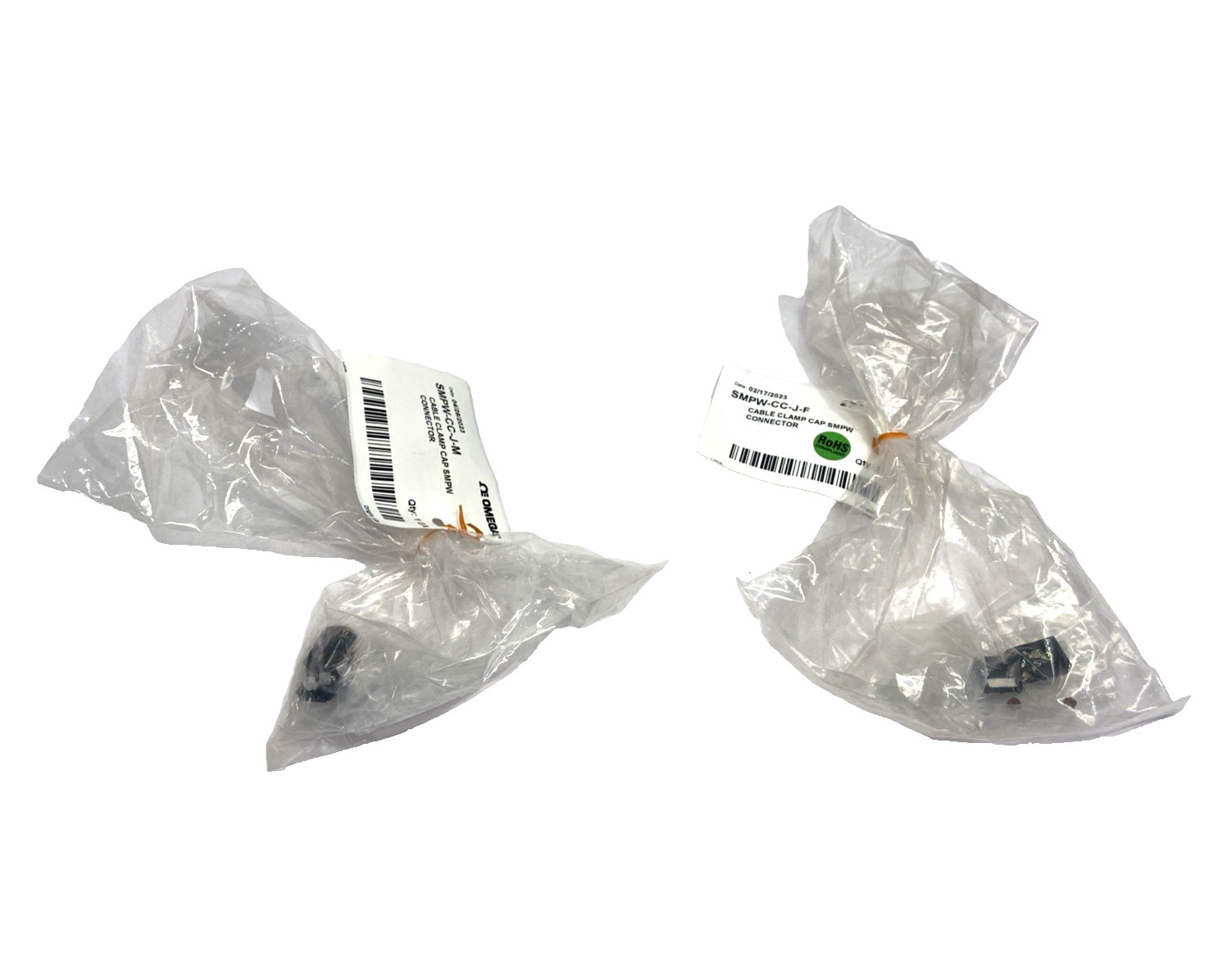 Omega SMPW-CC-J-F Female & SMPW-CC-J-M Male Type J Thermocouple Connector SET