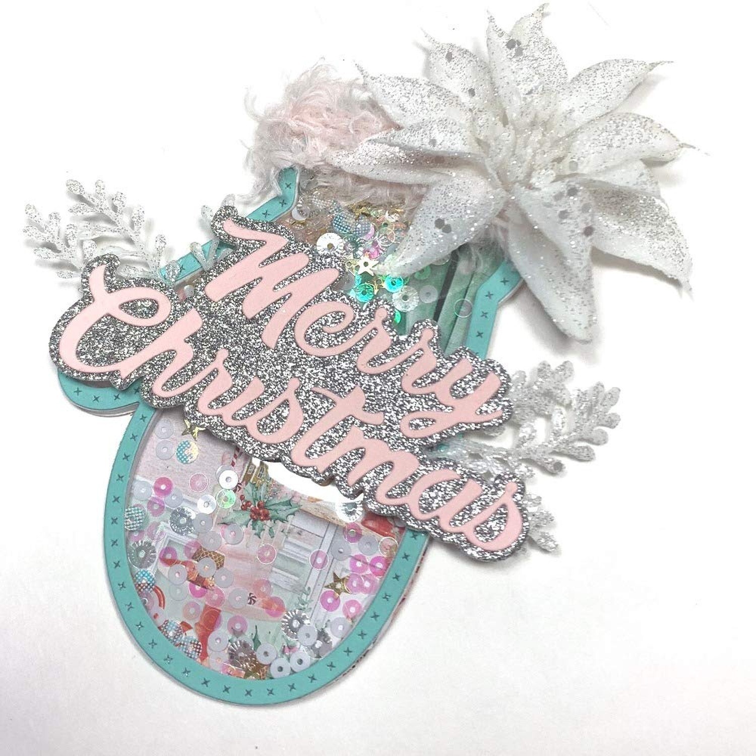 KSCRAFT Christmas Mitten Gloves Shaker Metal Cutting Dies Stencils for DIY Sc...