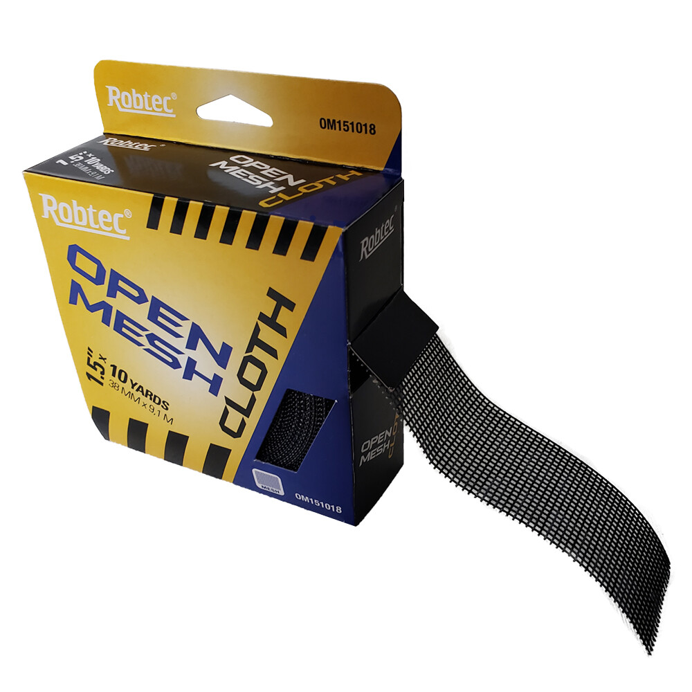 Robtec Open Mesh Cloth, 180 Grit, 1.5" x 10 Yards