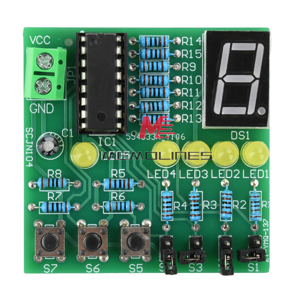 DC 5V DIY LED Decoding Display Electronic Parts DIY PCB Soldering Practice Kit