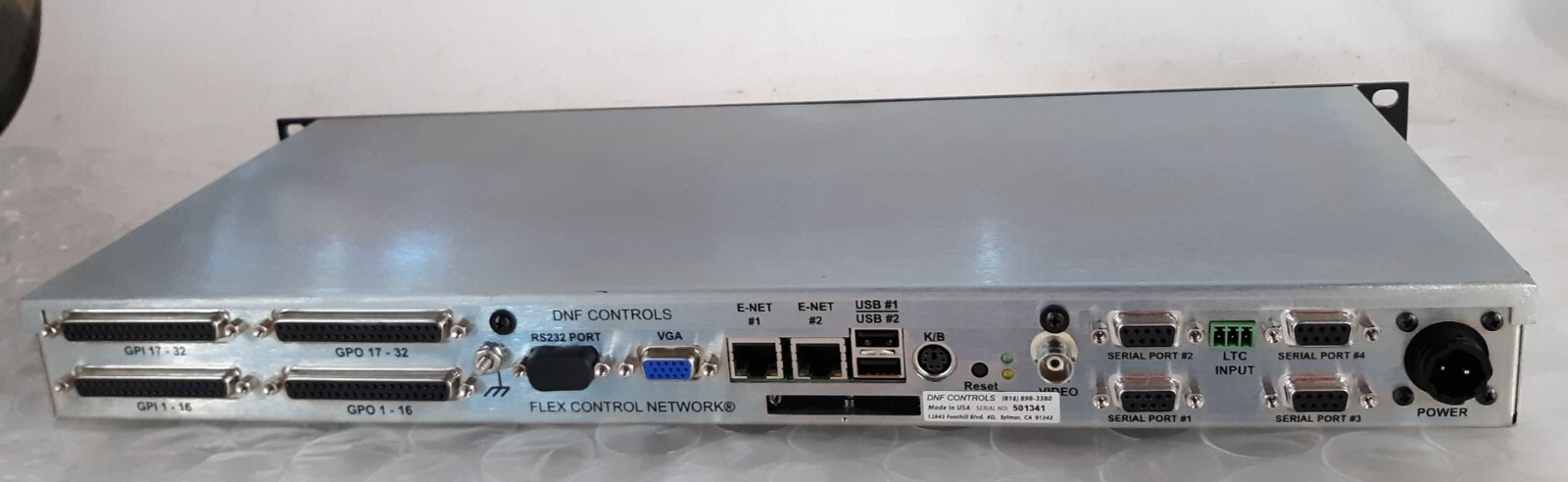DNF Controls GTP-32 GPI Tally Processor Flex Control Network *FOR PARTS*
