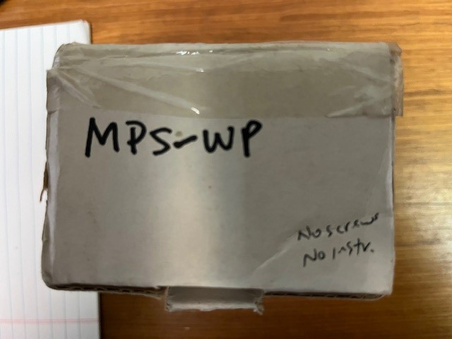 Wheelock (Signal Communications Corp) MPS-WP pullstaton weatherproof back box