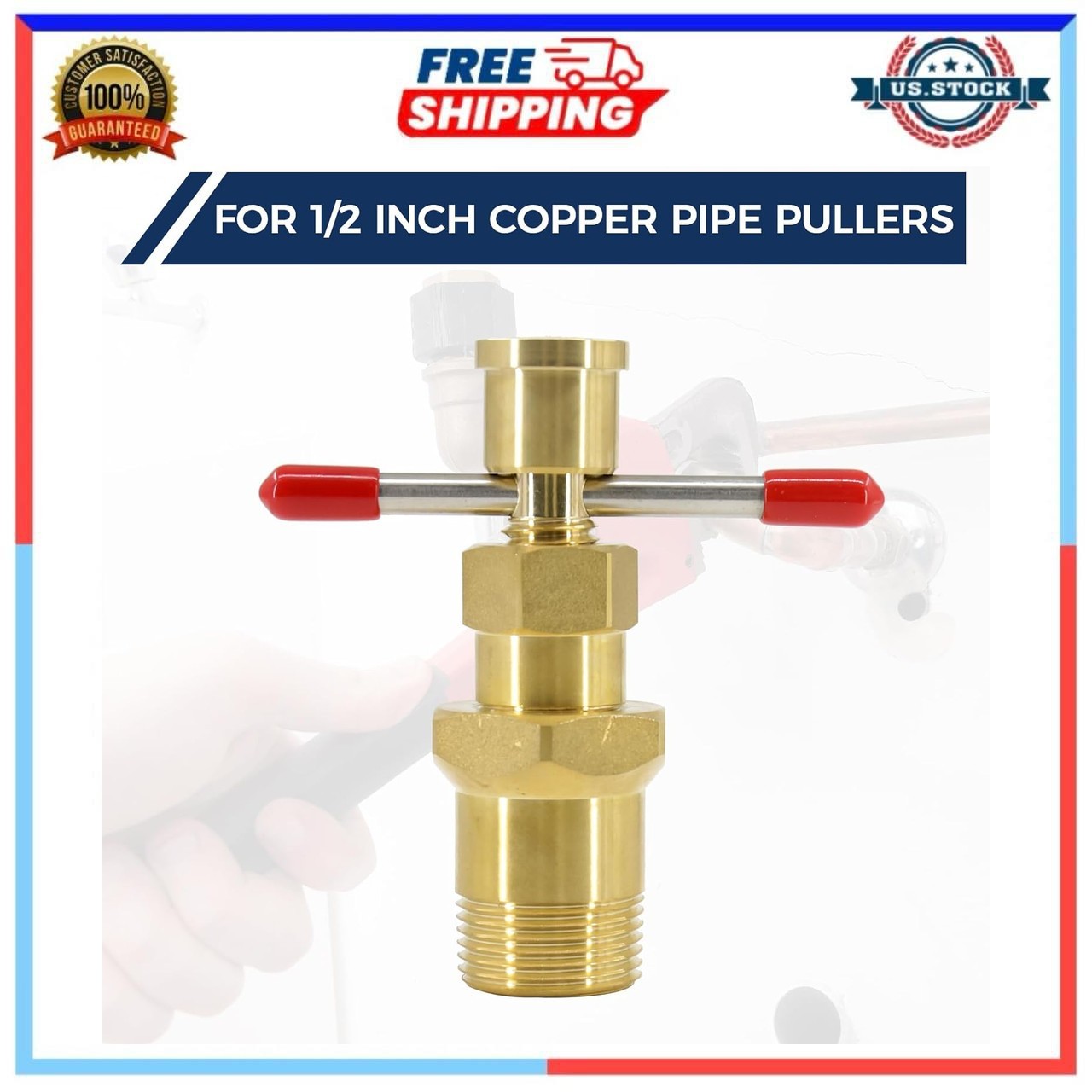 Olive Remover Puller Tool for NPT 1/2” & 3/4” Compression Sleeves