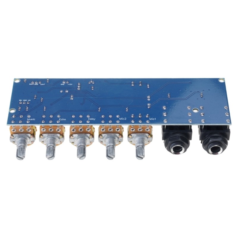 Compactly Reverbs Delay Board Microphone Preamplifier Featuring PT2399 Chip