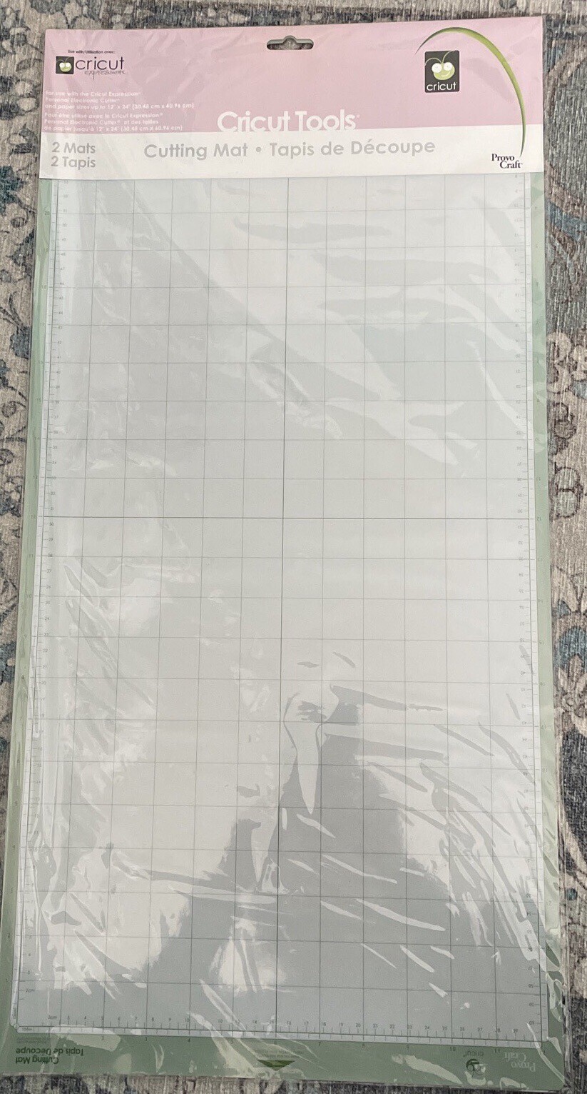 NEW & SEALED , 2 PACK CRICUT TOOLS 12" X 24" STANDARD GRIP CUTTING MAT #29-0270
