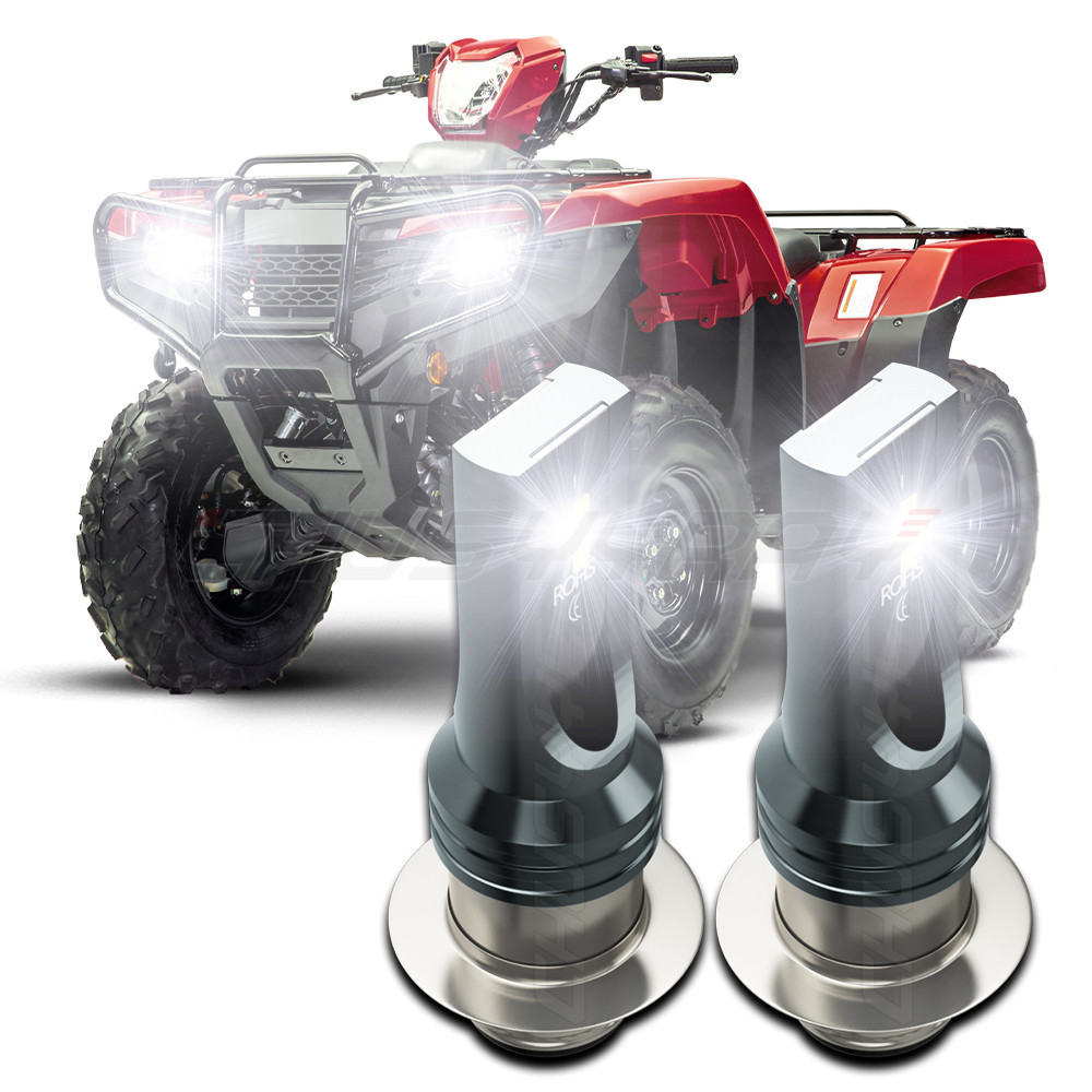 Headlight For Yamaha YFZ450 2004 2005 2006 2007 2008 2009 6000K 110W LED Bulbs