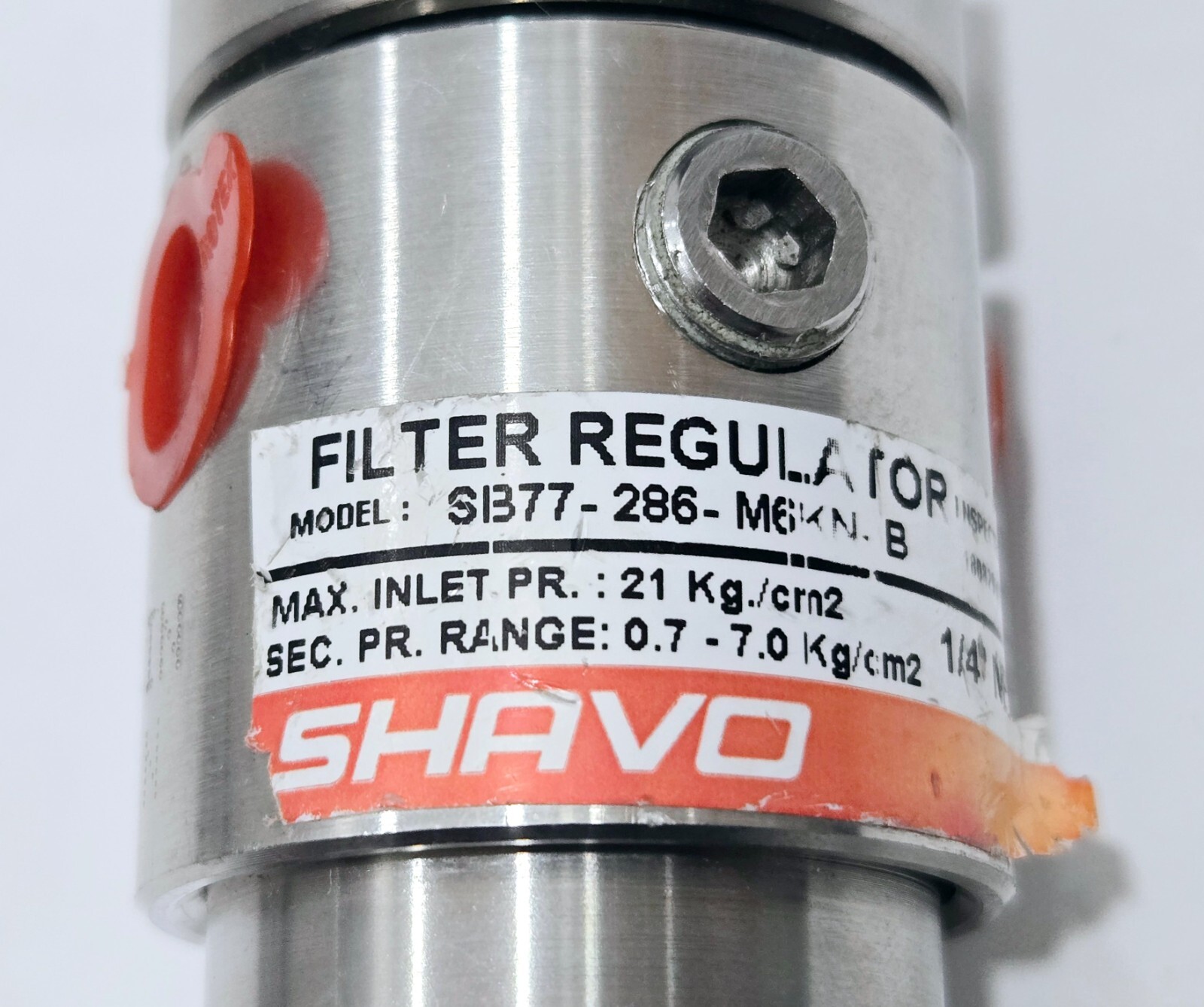 NORGREN SHAVO SB77-286-M6KN-B Stainless steel FILTER REGULATOR 1/4"NPT 21Kg/cm2