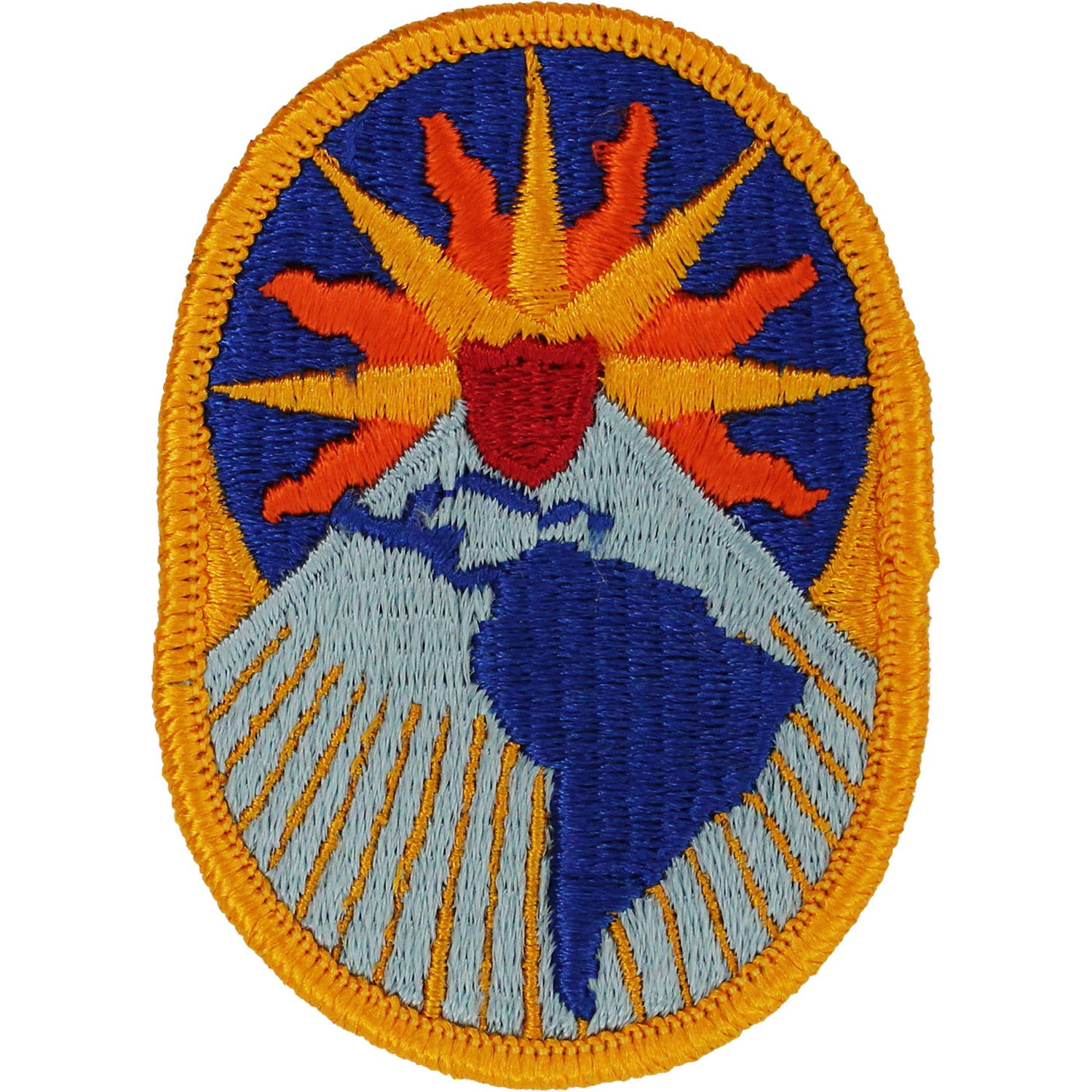 US Army Element Southern Command ( 2" Wide x 3" High ) ( Sew-On ) P3024