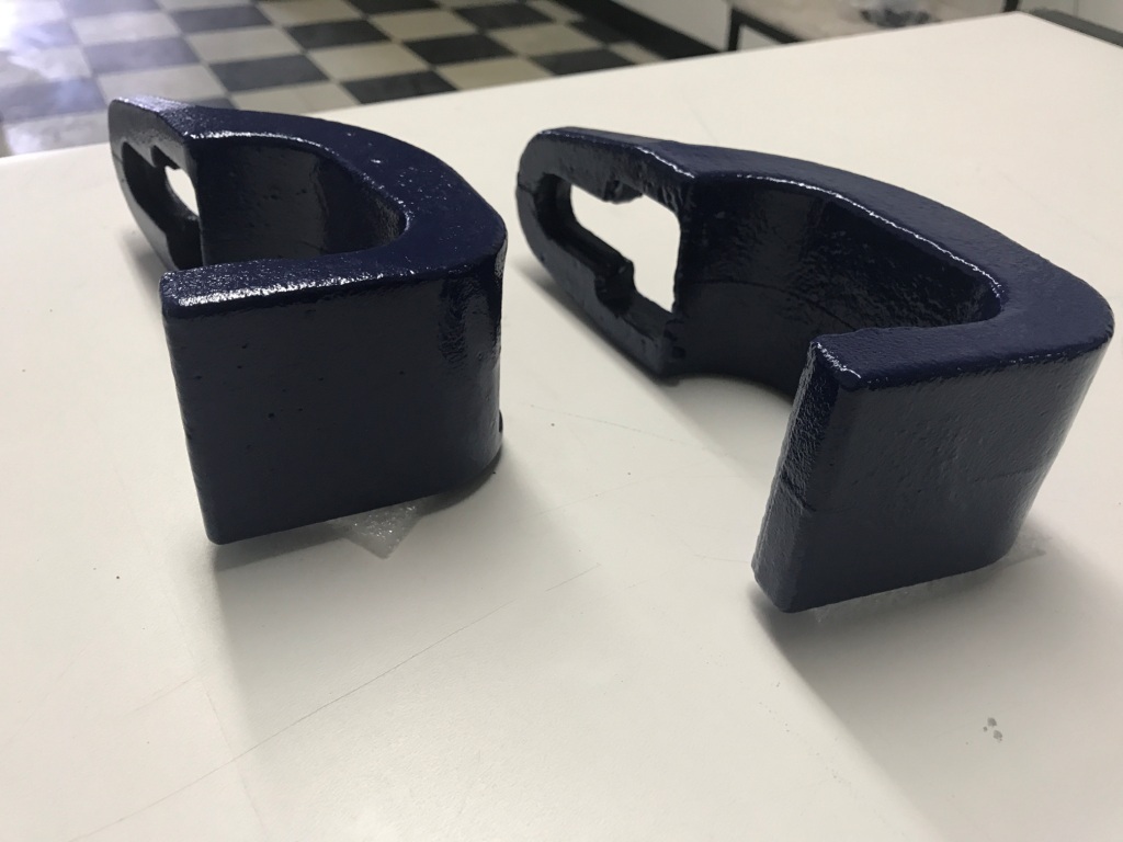 2 Pcs 3 Ton Sill Hook Straight Cut Tooth 2-1/2" Pull Round Mo-Clamp style