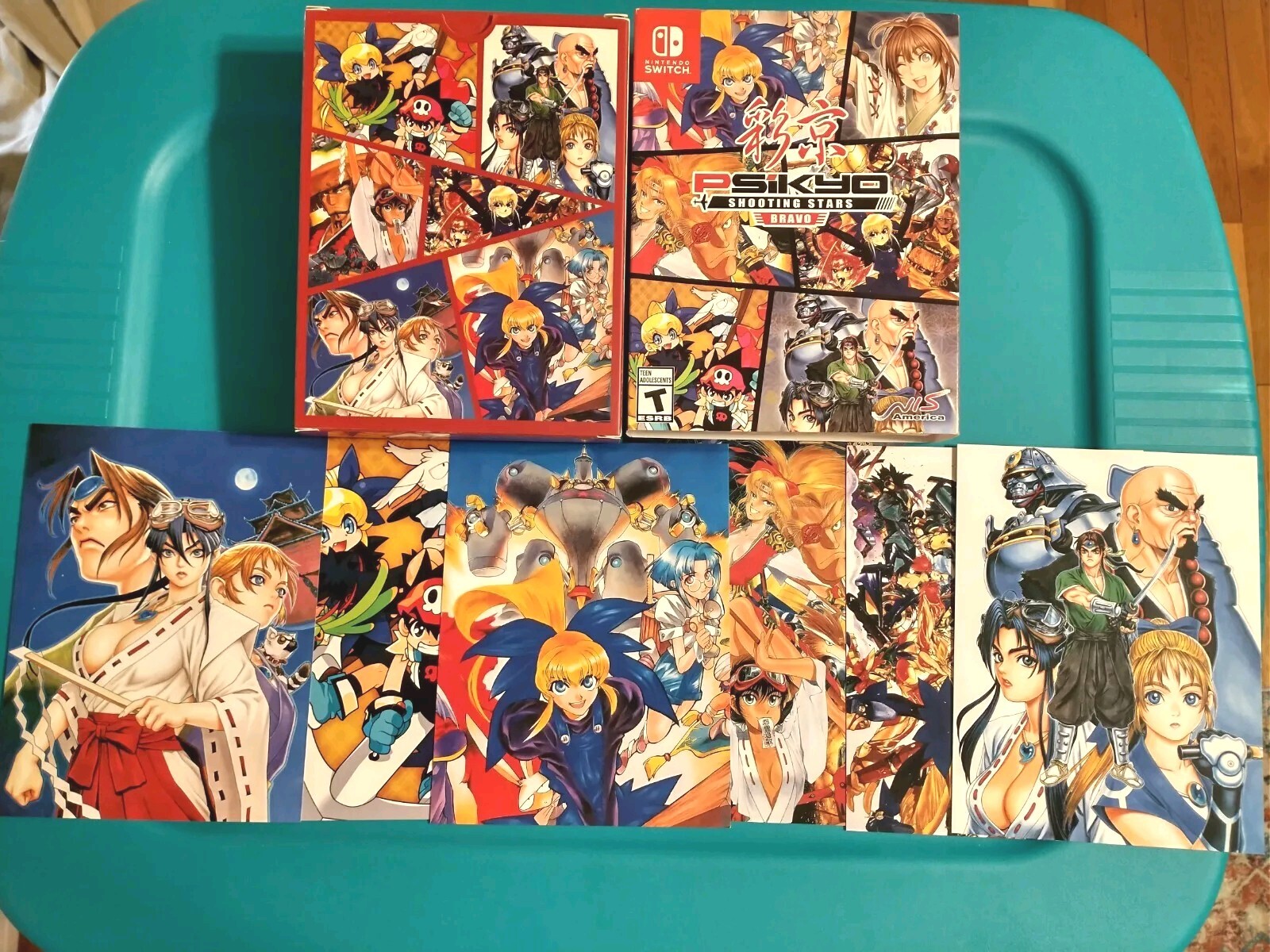 Psikyo Shooting Stars BRAVO Limited Edition  NO GAME!! Nintendo Switch