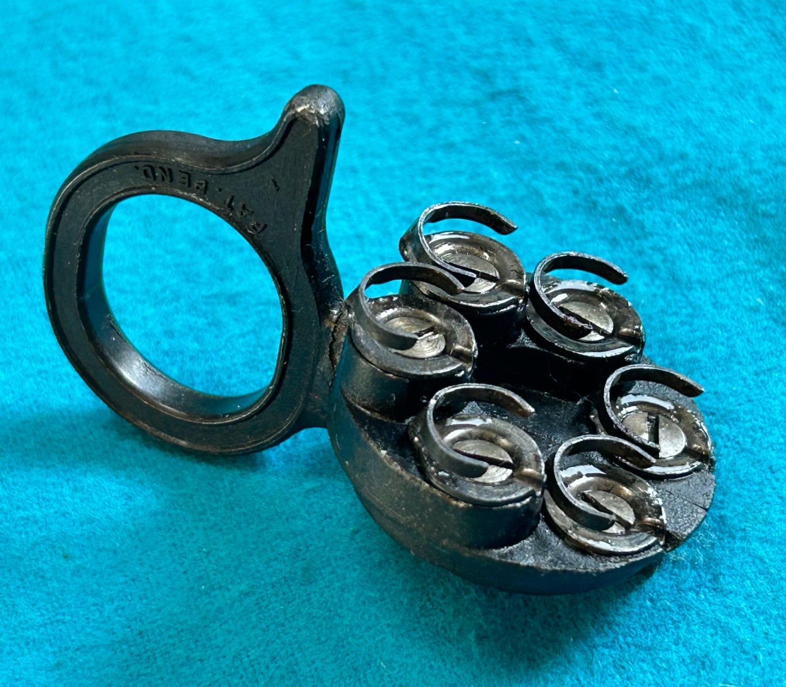 Vintage Reloading Tool, Prohibition Era Revolver Speed Loader, 38 cal. Only