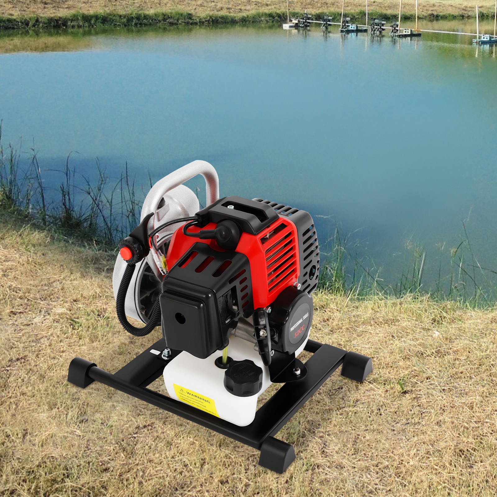 2.3HP 52CC Water Transfer Pump 2-stroke Portable Water Pump Air-cooled