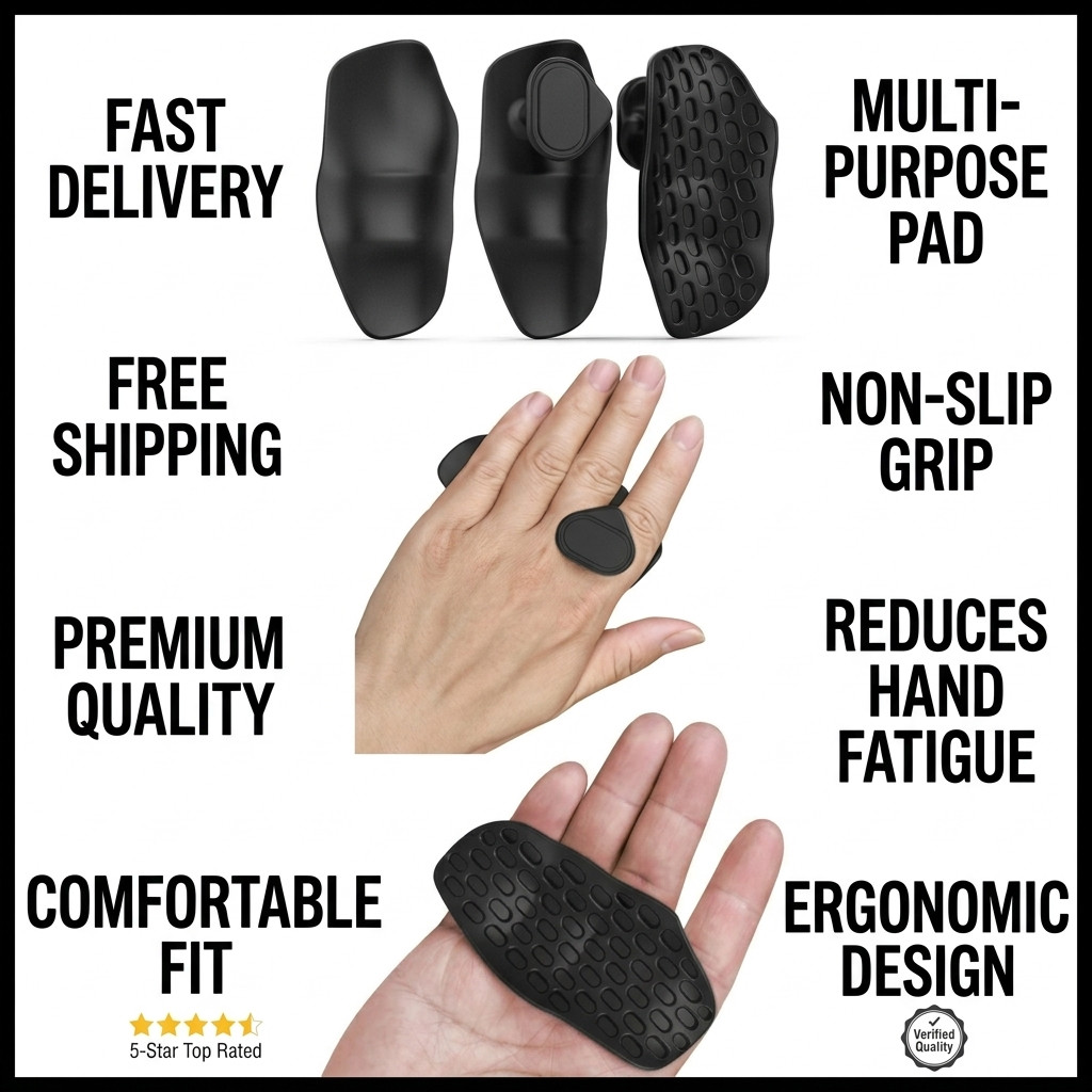 Anti-Slip Gym Grips Ergonomic Weight Lifting Hand Protection Workout Gloves Men