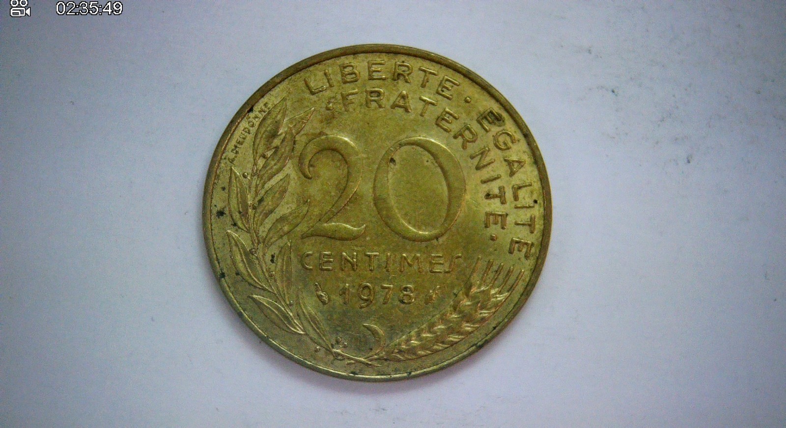 France 1978 20 Centimes Marianne (French Republic) 20 centimes Coin