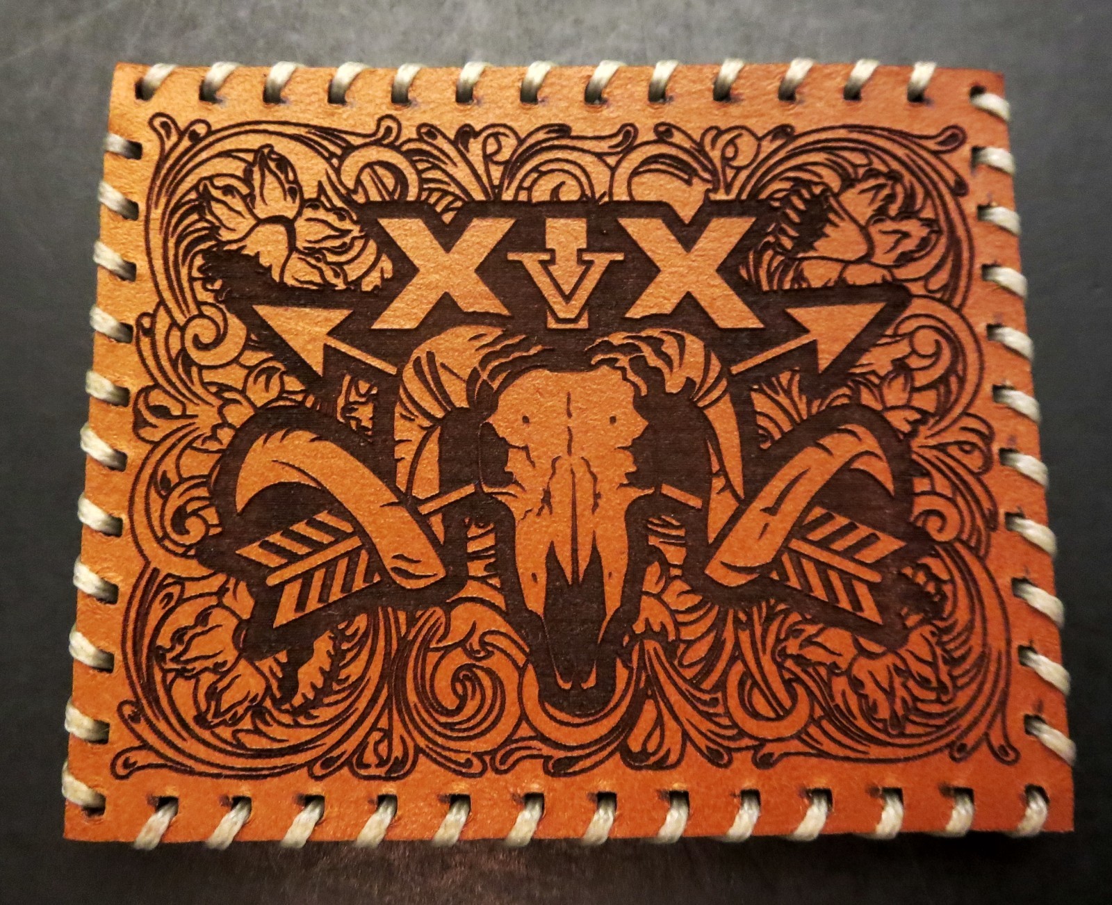 BCS x 519 SFG LEATHER PATCH BLACK CANYON SYSTEMS x 519th SPECIAL FORCES GROUP