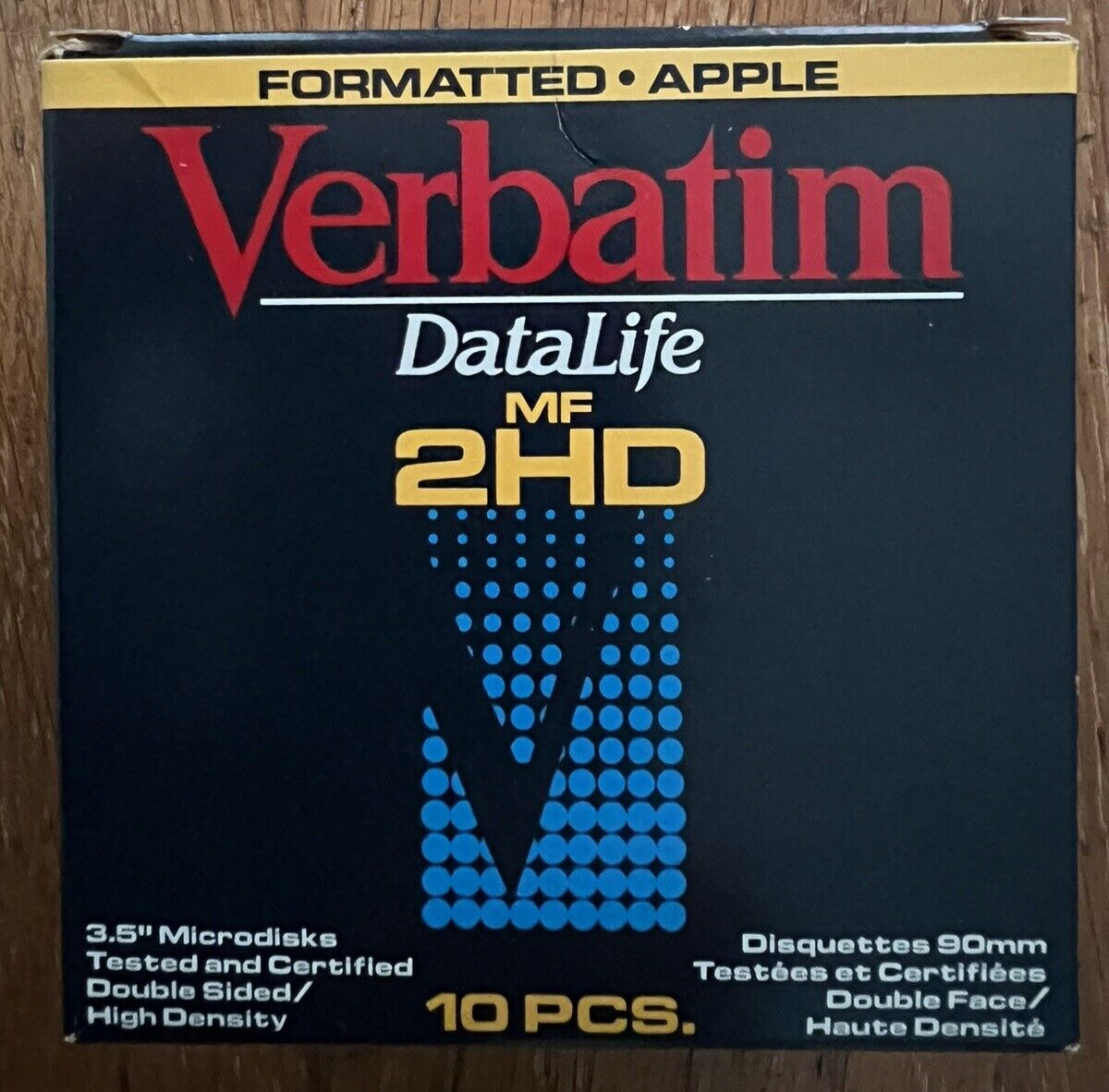 Verbatim DataLife MF 2HD 3.5" Microdisks NEW Box of 10 +1 More (B41Q)