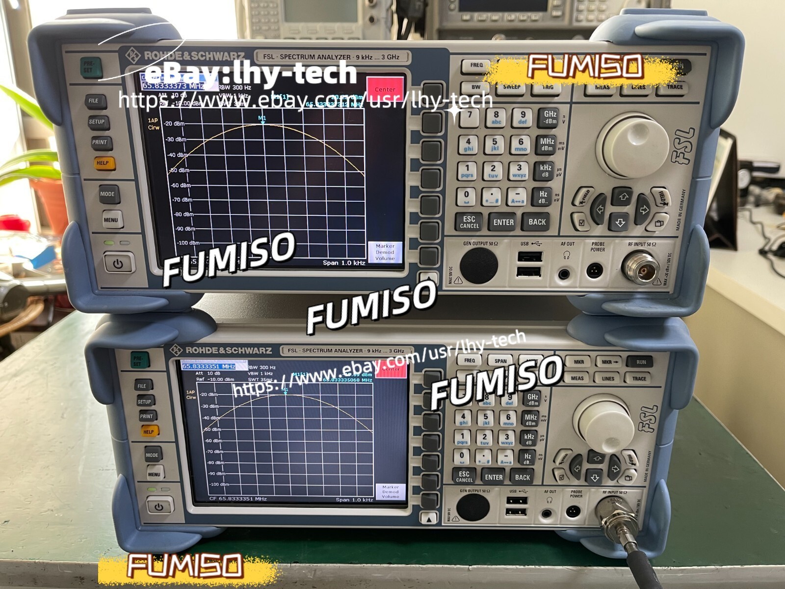 Rohde & Schwarz FSL3 Spectrum Analyzer 9 kHz - 3 GHz _ 0775&lhy