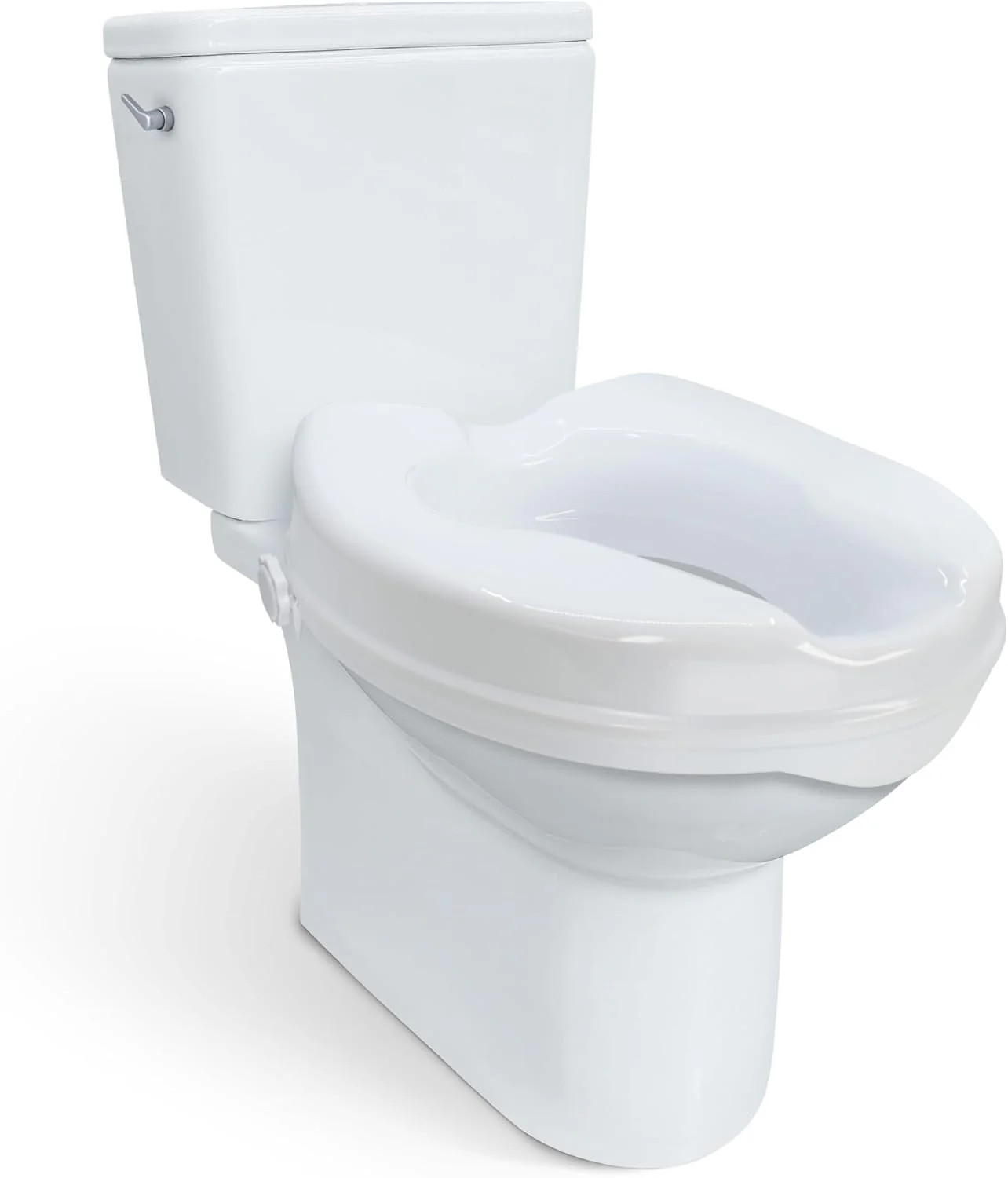 Carex Toilet Seat Elevator for Elongated Toilets 2"