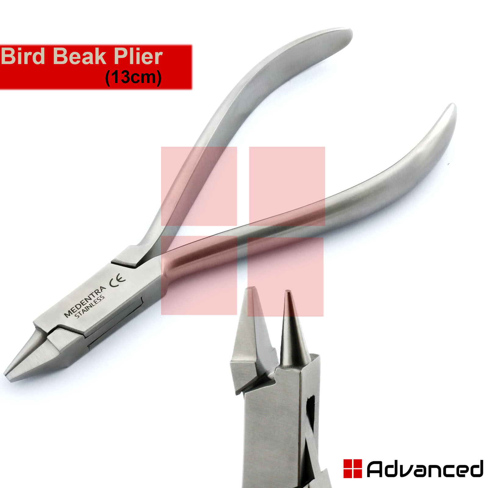 Dental Bird Beak Plier Orthodontic Light Wire Bending Loop Forming Instruments