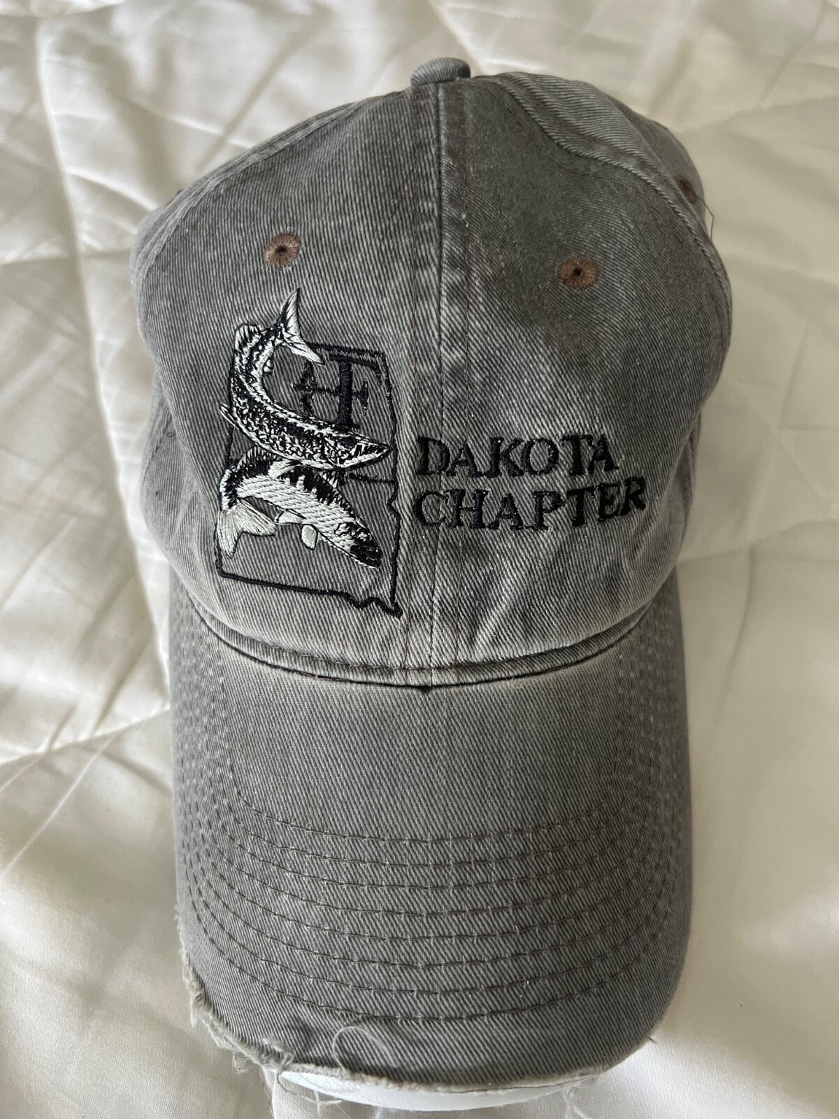 American Fisheries Society Dakota Chapter Baseball Hat Cap Fishing North Dakota