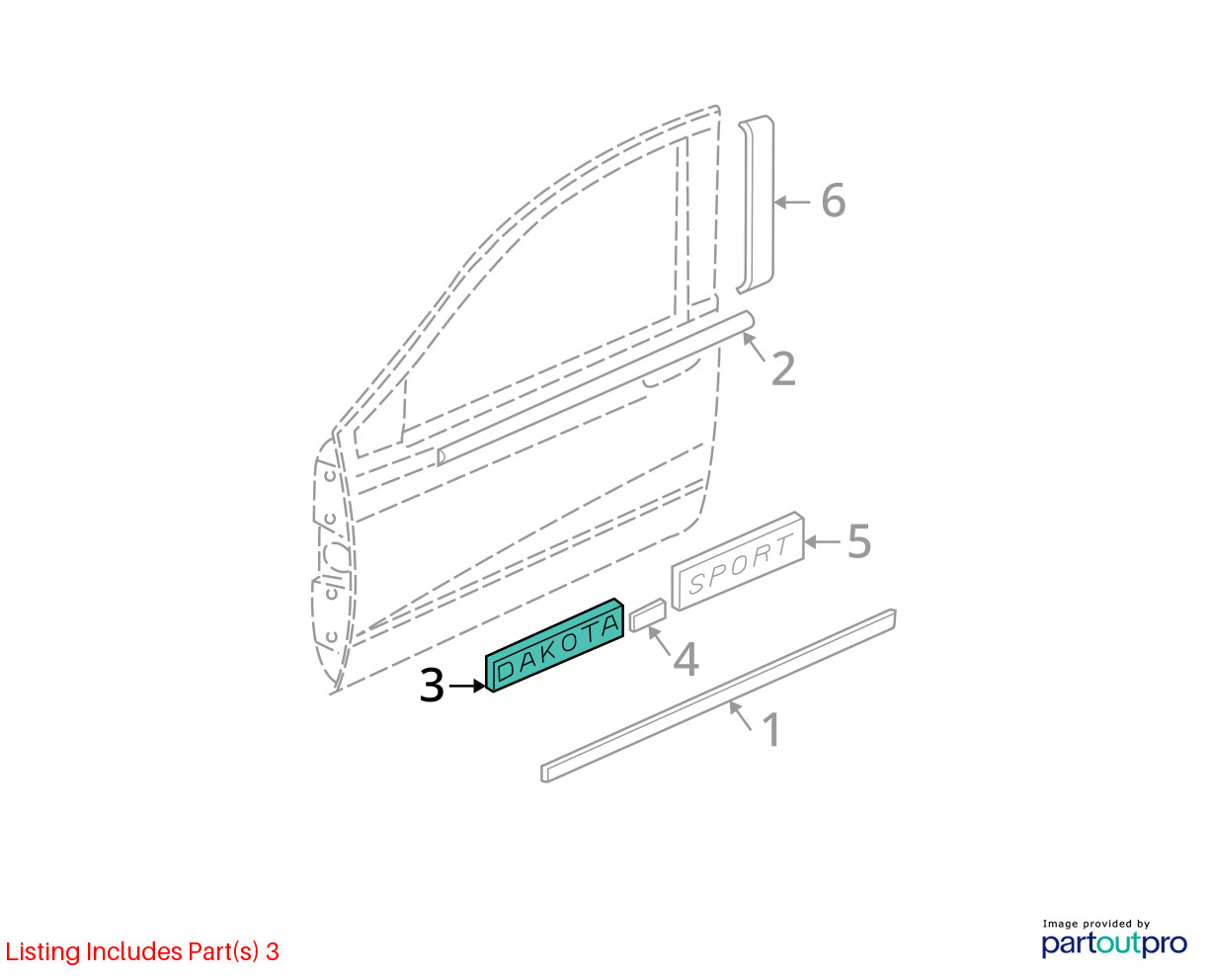 CHRYSLER DECAL 5EW53LP1 NEW OEM